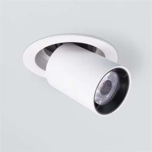 Встраиваемый точечный светодиодный светильник 9917 LED 10W 4200K белый матовый - фото 4