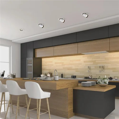 Встраиваемый точечный светодиодный светильник 9917 LED 10W 4200K белый матовый - фото 5