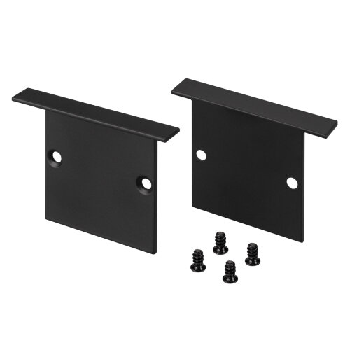 Заглушка SL-LINIA49S-F BLACK (Arlight, Металл) - фото 1