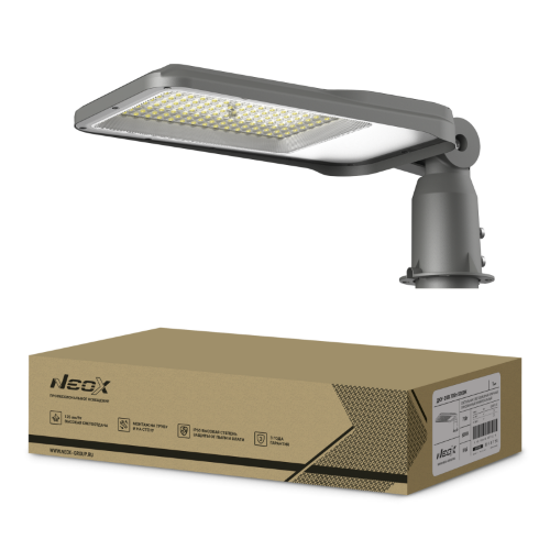 Светильник уличный линзованный светодиодный ДКУ-2UB 70Вт 230В 5000К 8750Лм 125лм/Вт универсальный IP65 NEOX - Фото