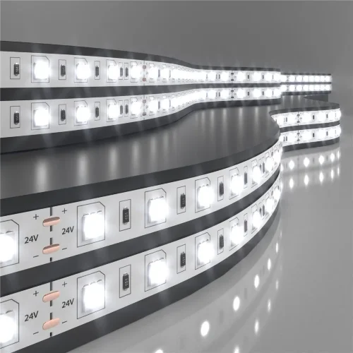 Светодиодная лента 24 В 14,4 Вт/м 60 Led/м 5050 IP20, дневной белый 4200K, 5 м Лента светодиодная 24V 14,4W 60Led 5050 IP20 дневной белый, 5м - фото