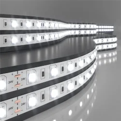 Светодиодная лента 24 В 14,4 Вт/м 60 Led/м 5050 IP20, дневной белый 4200K, 5 м Лента светодиодная 24V 14,4W 60Led 5050 IP20 дневной белый, 5м (052966)