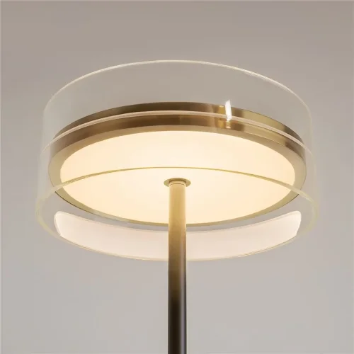 Напольный светильник (торшер) Dress code 3000К 24Вт (Черный и Латунь) - фото 11