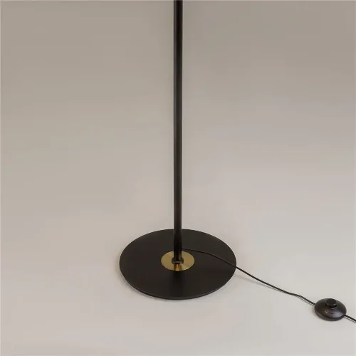 Напольный светильник (торшер) Dress code 3000К 24Вт (Черный и Латунь) - фото 10