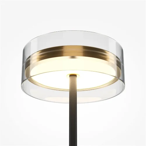 Напольный светильник (торшер) Dress code 3000К 24Вт (Черный и Латунь) - фото 12