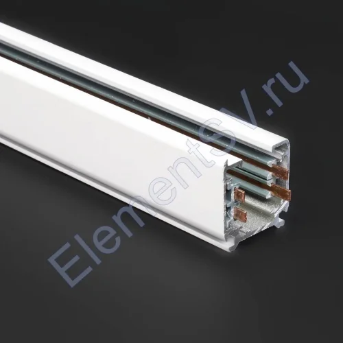 Трек для спотов 4L 2м 4X4 (''трехфазный'', 4 провода, белый) - фото.