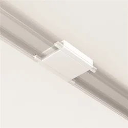 Коннектор питания прямой Radity белый (Белый)