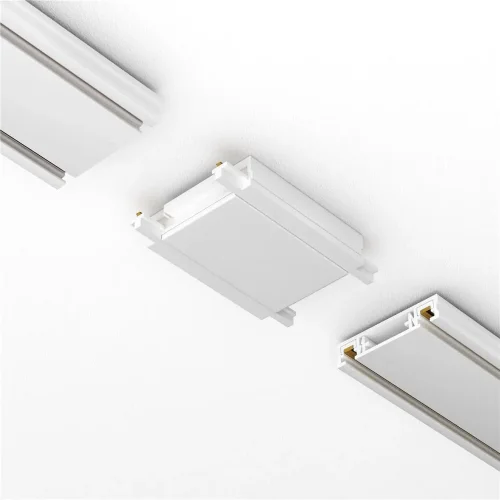 Коннектор питания прямой Radity белый (Белый) - фото 7