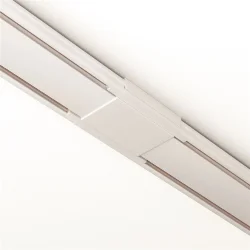 Коннектор питания прямой Radity белый (Белый)