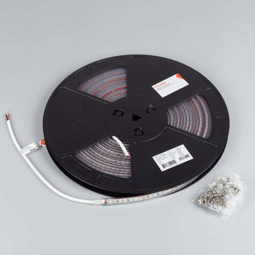 Светодиодная лента герметичная IC-PS-A120-10mm 24V Day4000 (9.6 W/m, IP67, 2835, 10m) (Arlight, стабилизированная) - фото 2