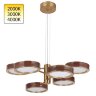 Люстра «ODEON LIGHT EXCLUSIVE» 5450/99LB, серия: RIVIERA (крепление на планке). Фото 2.
