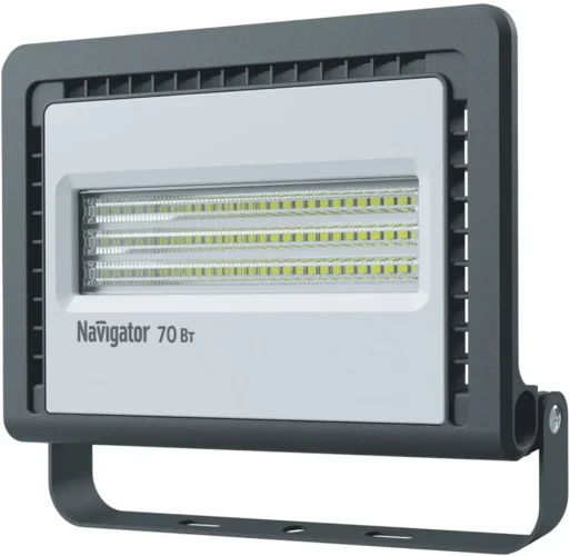 Прожектор светодиодный 14 148 NFL-01-70-6.5K-LED 70Вт 6500К IP65 5950лм черн. Navigator 14148 - фото