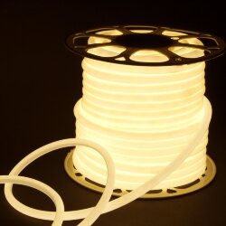 Светодиодный гибкий неон 220&amp;nbsp;В 9.6&amp;nbsp;Вт/м 144 Led/м 2835 IP67, круглый дневной белый 4200 K, 50 м Гибкий неон 220V 9,6W 144Led 2835 IP67 круглый дневной белый, 50 м (052996)