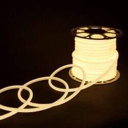 Светодиодный гибкий неон 220&amp;nbsp;В 9.6&amp;nbsp;Вт/м 144 Led/м 2835 IP67, круглый дневной белый 4200 K, 50 м Гибкий неон 220V 9,6W 144Led 2835 IP67 круглый дневной белый, 50 м (052996)