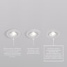 DK3020-WH Встраиваемый светильник, IP 20, 10 Вт, GU5.3, LED, белый, пластик. Фото 7