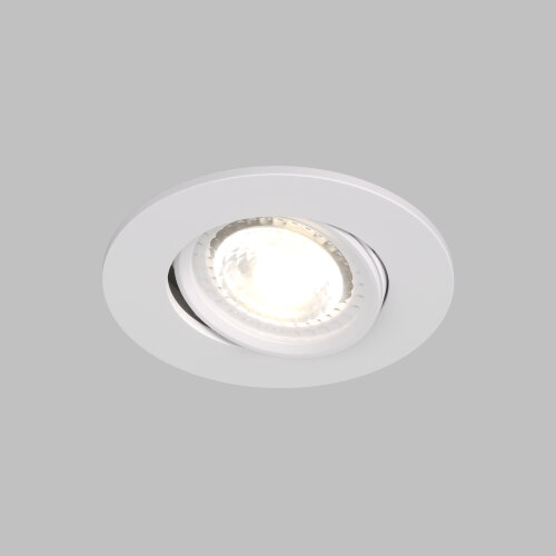 DK3020-WH Встраиваемый светильник, IP 20, 10 Вт, GU5.3, LED, белый, пластик.