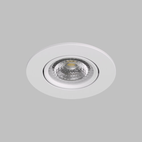 DK3020-WH Встраиваемый светильник, IP 20, 10 Вт, GU5.3, LED, белый, пластик. Фото 3