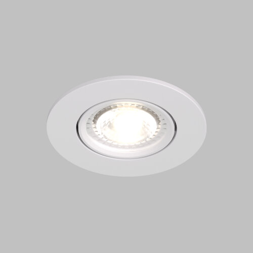 DK3020-WH Встраиваемый светильник, IP 20, 10 Вт, GU5.3, LED, белый, пластик. Фото 2