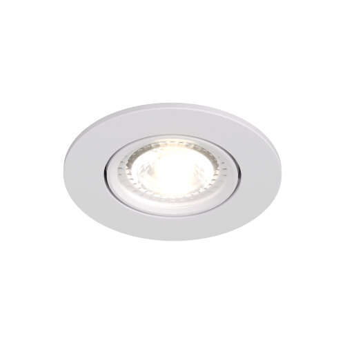 DK3020-WH Встраиваемый светильник, IP 20, 10 Вт, GU5.3, LED, белый, пластик. Фото 8