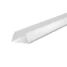 Пластиковый профиль для гибкого неона 13x13мм 1м (Белый) - фото
