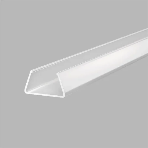 Пластиковый профиль для гибкого неона 13x13мм 1м (Белый) - фото 2