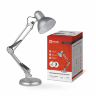 Светильник настольный под лампу на основании + струбцина СНО 15С-E27 230В СЕРЕБРО IN HOME - Фото