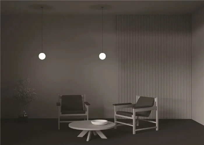 Подвесной светильник LUNA 3000K 1x5Вт 360° (Черно-белый) - фото 6