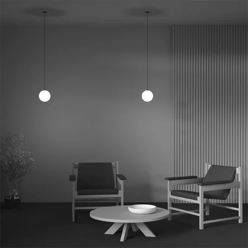 Подвесной светильник LUNA 3000K 1x5Вт 360° (Черно-белый) - фото 10