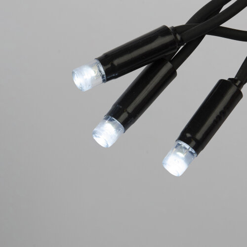 ULD-F90PRO S10M-100-TBK WH Гирлянда светодиодная, 10м, без вилки, С эффектом мерцания, Соединяемая, 100 светодиодов, Белый свет 6000K, IP67, Провод черный - фото 4
