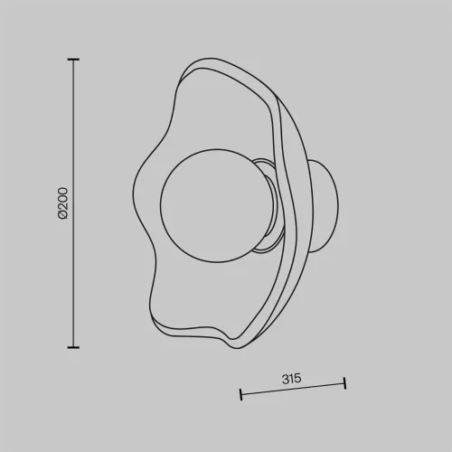 Настенный светильник (бра) Miracle G9х1 (Латунь) - фото 7