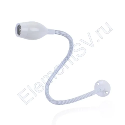 Светильник светодиодный прикроватный DH12 (220V, 3W, day white, белый корпус, без выключателя) - фото.