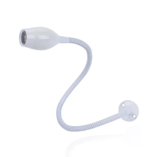 Светильник светодиодный прикроватный DH12 (220V, 3W, day white, белый корпус, без выключателя) - фото I