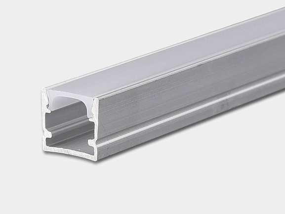Профиль для светодиодной ленты алюминиевый накладной с рассеивателем (экраном), 2 м, SF-1010 купить в SWG - официальный производитель. Фото 2