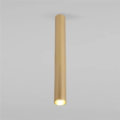 Накладной потолочный светильник с антибликовой решеткой Pika 25030/LED 6W 4200K латунь - фото