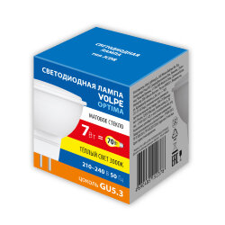 LED-JCDR-7W-3000K-GU5.3-FR-SLS Лампа светодиодная, Форма JCDR, матовая, Теплый белый свет 3000K