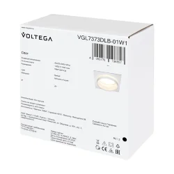 Встраиваемый светильник VGL7373DLB-01W1 Бис / Bis GU10x1 (Белый) VGL7373DLB-01W1