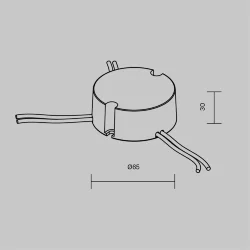 Источник тока DALI NFC DT6 25Вт 300-850А (Белый) 721031