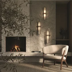 Настенный светильник (бра) Marmo E14х2 (Латунь)