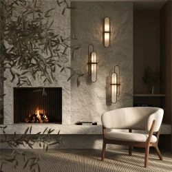 Настенный светильник (бра) Marmo E14х2 (Латунь)