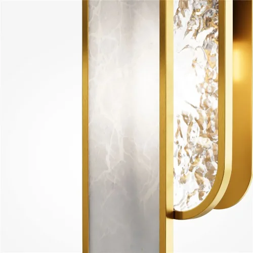 Настенный светильник (бра) Marmo E14х2 (Латунь) - фото 4