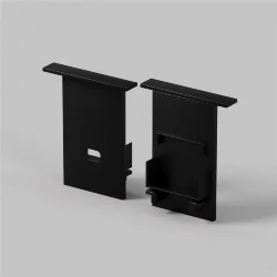 Комплект заглушек (для профиля 35×42) 2 шт., ALM-3542-B-EC 642054 (Черный)