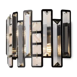 Настенный светильник (бра) FR1020WL-02B Граффи / Graffi E14x2 (Черный) FR1020WL-02B