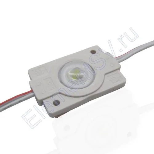 Светодиодный модуль 3030-1 ZCD1L mod25 (12V, 1,5W, Cool White) - фото.