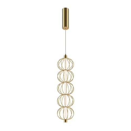 Подвесной светильник Золотая клетка / Golden Cage 3000К 17Вт (Золото) MOD216PL-L10G3K - фото