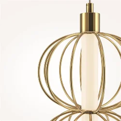 Подвесной светильник Золотая клетка / Golden Cage 3000К 17Вт (Золото) MOD216PL-L10G3K
