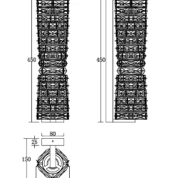 Настенный светильник (бра) Спираль / Coil 3000К 6Вт (Хром) MOD125WL-L6CH3K