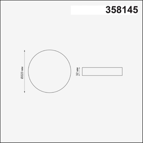 Встраиваемый светильник «Novotech» 358145, серия: MON. Фото 2.
