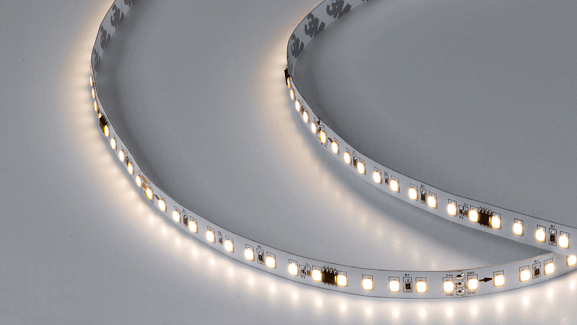 Светодиодная лента  2835, 120 LED/м, 11 Вт/м, 24В , IP20, Цвет: Нейтральный белый, SWG2120-24-11-NW-SPI-M - фото