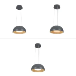 Подвесной светильник FR6087PL-L36GR Солнечный / Solar 30 Вт LED с пультом ДУ (Серый) FR6087PL-L36GR