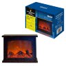 ULD-L2821-005-DNB-RED BROWN FIREPLACE Фонарь светодиодный Камин, на батарейках 3АА не в-к, 28х21см, 5 светодиодов, Эффект пламени, Корпус коричневый, TM Uniel - фото 5